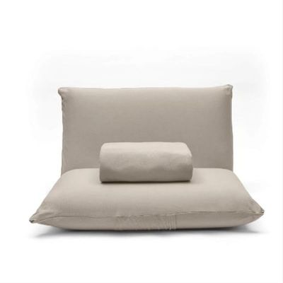 Jogo de Cama Buettner Queen Malha Basic Liso 3 Peças Trigo