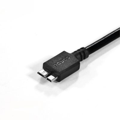 Cabo para HD Externo USB a 3.0 Macho para Micro USB B 3.0 (10 Pinos) Macho 28AWG Puro Cobre 5 M