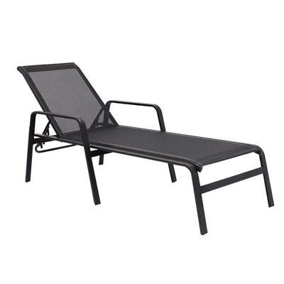 Kit De Piscina Cadeiras, Mesas, Ombrelone, Espreguiçadeiras Preto