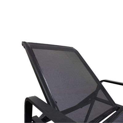 Kit De Piscina Cadeiras, Mesas, Ombrelone, Espreguiçadeiras Preto