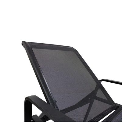 Kit 2 Espreguiçadeiras Lótus Premium Preto