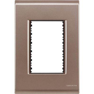Placa 3 Postos 4x2 Tramontina Liz Ouro Velho