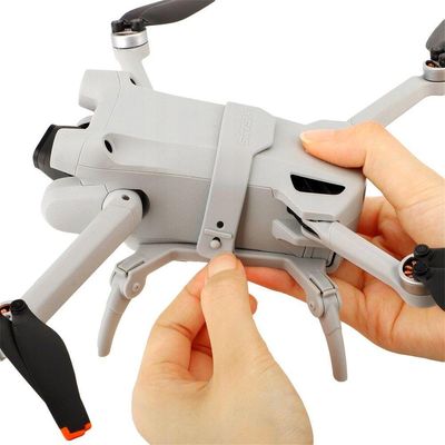 Trem de Pouso Dobrável para Drone DJI Mini 3 Pro - Cinza