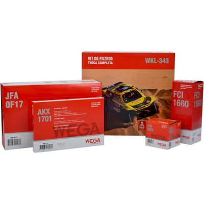 Kit de Filtros Wega  Chery Tiggo 3X 2021 Até 2024