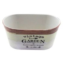 Mini Vaso De Planta Cachepot Estampado Decorado 9cm