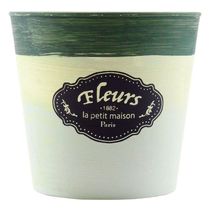 Mini Vaso De Planta Cachepot Estampado Decorado 12,5cm