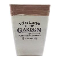 Mini Vaso De Planta Cachepot Estampado Decorado 16cm