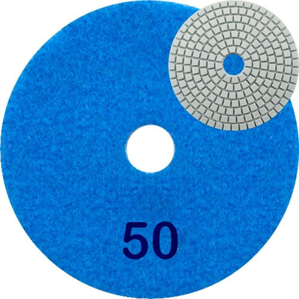 Disco Lixa Polimento úmido Mármore 10cm Grão 50