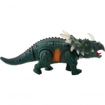 Dinossauro Elétrico Tricerátops Com Movimento Som E Luz