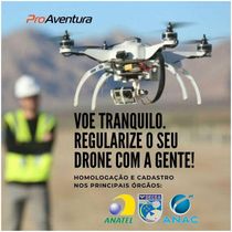 Homologação Para Drone Anatel / Anac / Decea