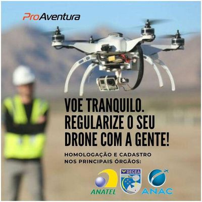 Homologação Para Drone Anatel / Anac / Decea