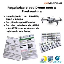 Homologação Para Drone Anatel / Anac / Decea