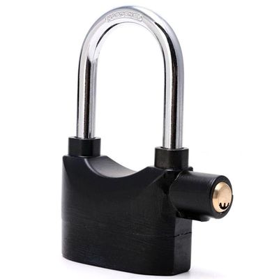 Cadeado Com Alarme Sirene Grande Anti Furto 110db Som Alto