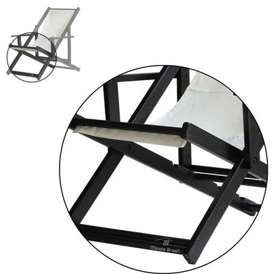 Espreguiçadeira Preguiçosa Dobrável Black Cb-azul