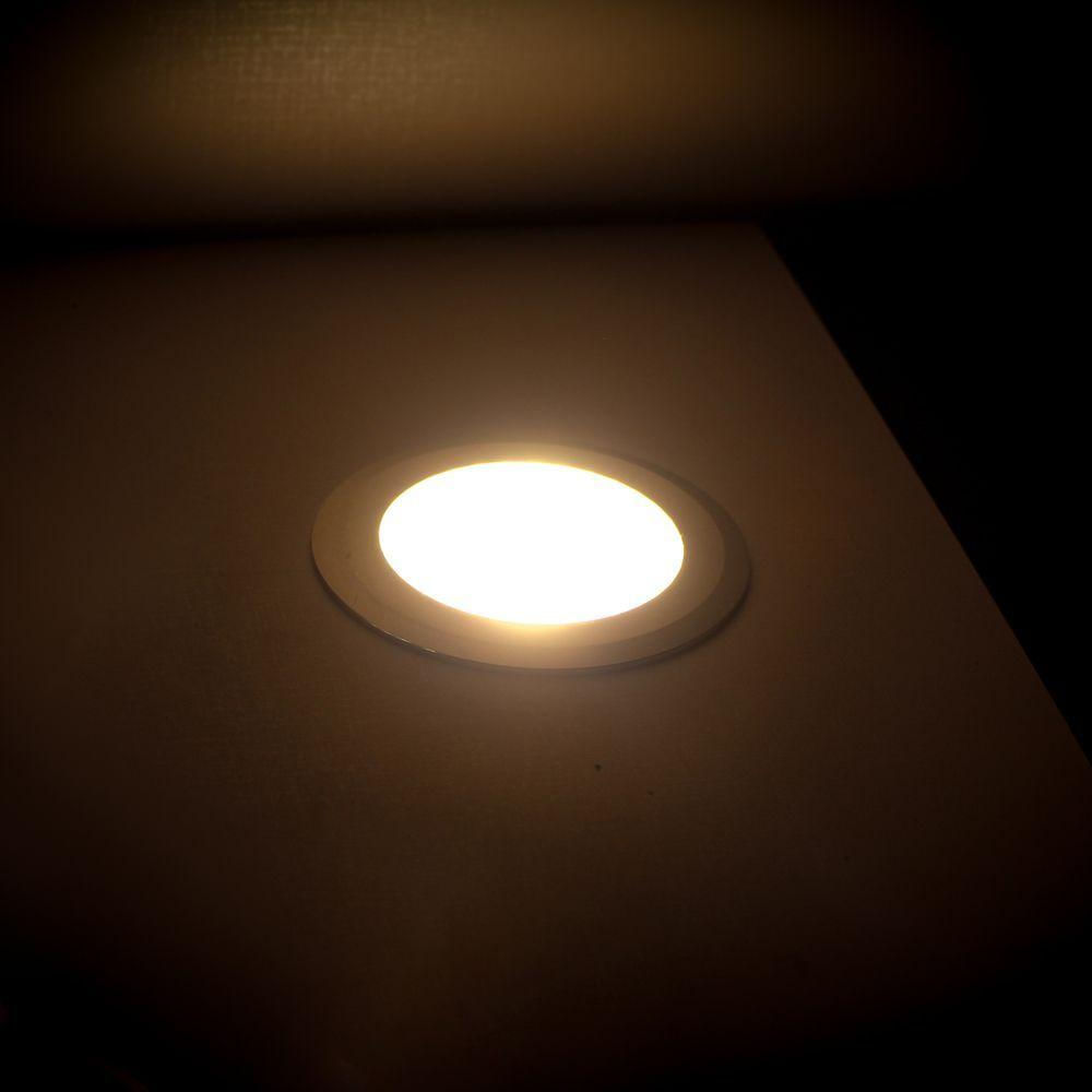 Embutido De Solo Germany Slim Led 1w Bivolt 3000k Luz Amarela