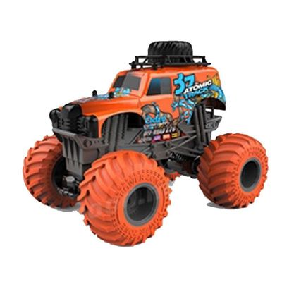 Carrinho de Controle Remoto 1:18 Off Road Spirit Beasts WB7835 WellKids - Laranja com Laranja