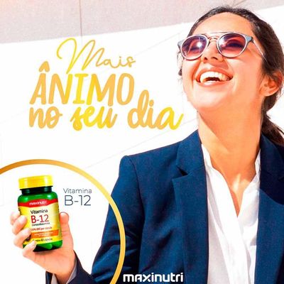 Kit 04 Vitamina B12 100% Idr Maxinutri 60 Cápsulas