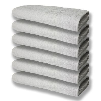 6 Toalhas Grande Super Felpudas E Grossa 80x150 Branco