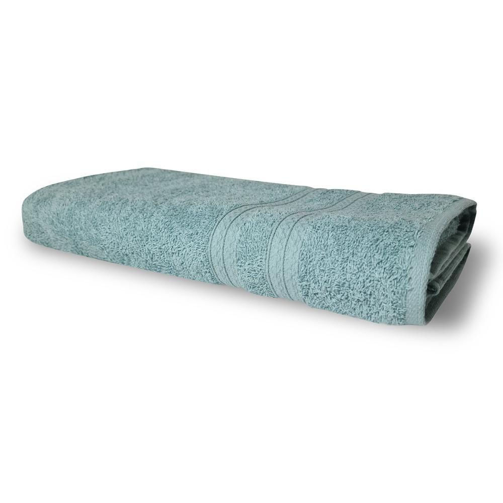 Kit 5 Toalhas De Banho 430g/m² Grande Grossa 80x150cm Itália Soft - Verde