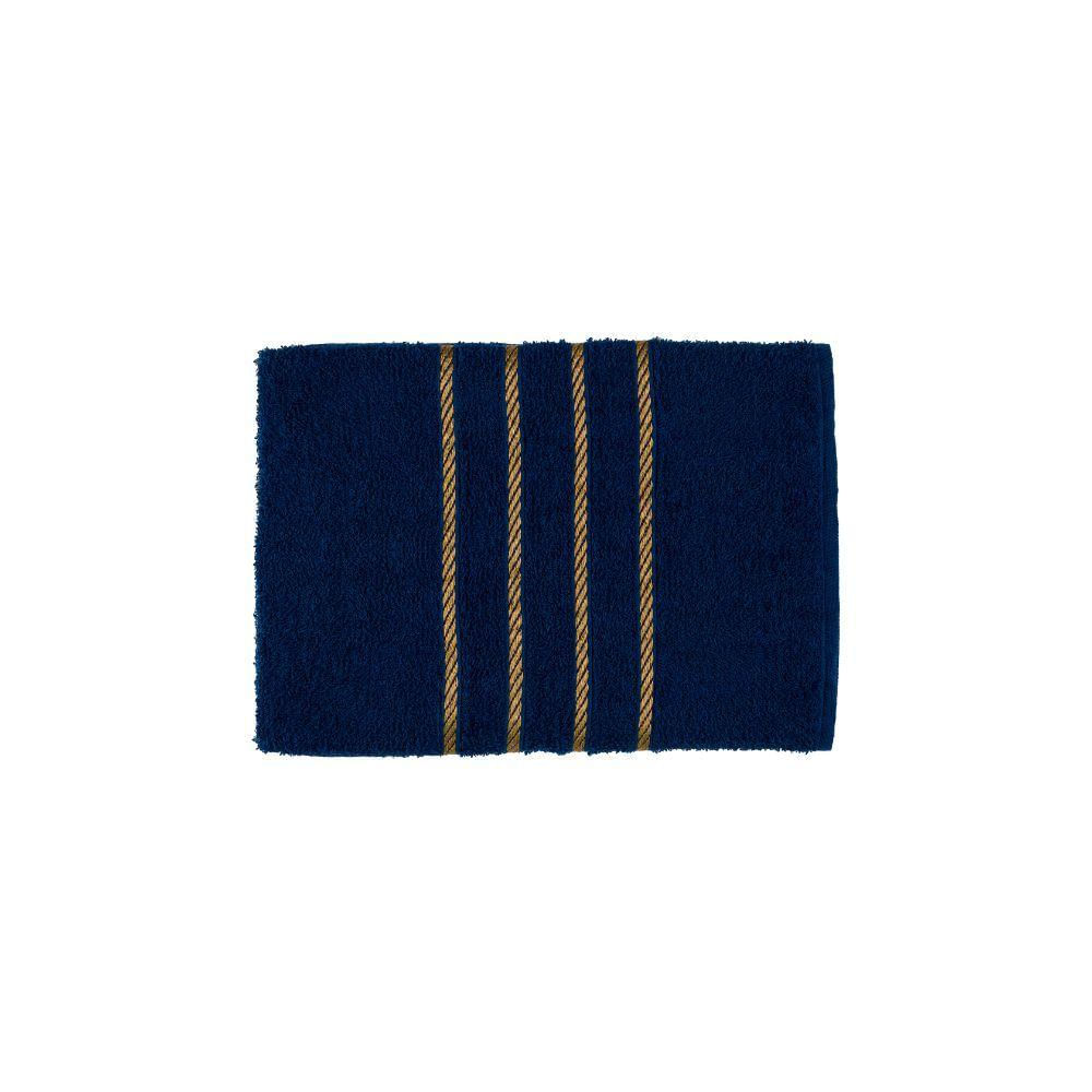 Toalha Para Lavabo Montreal Beka 330 G/m² 45x70 Cm Azul Escuro