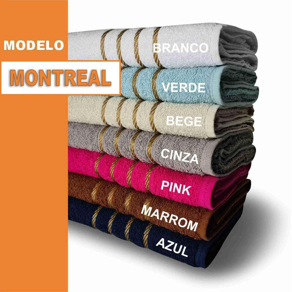 Toalha Para Lavabo Montreal Beka 330 G/m² 45x70 Cm Cinza