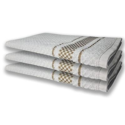 6 Panos De Prato Atoalhado Felpudo Premium Rosa+marrom
