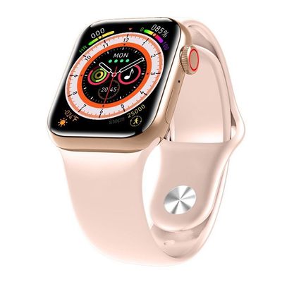 Relogio Digital Mini Smartwatch Gs8 Watch 8 Tamanho 41mm Rosa