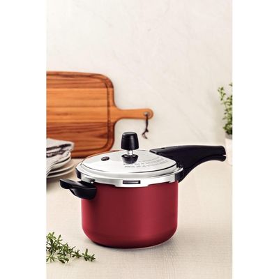 Panela De Pressão 4,5 Litros Vancouver Tramontina Cor:vermelho Vermelho
