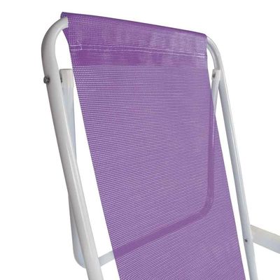 Cadeira De Praia Piscina Reclinável 8 Posições Sannet Mor Cor:lilás Lilás