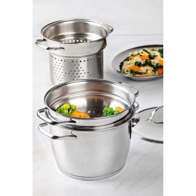 Panela Cozi Vapore Vapor Inox Allegra 20cm Tramontina