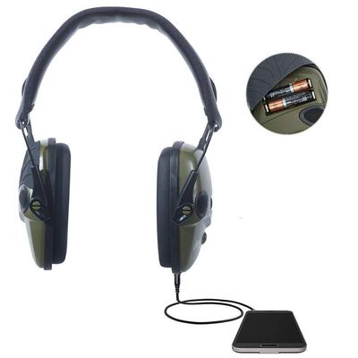 Abafador Eletrônico Protetor Auricular Tiro Esportivo