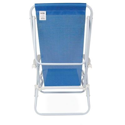 Cadeira De Praia Piscina Reclinável 8 Posições Sannet Mor Cor:azul Azul