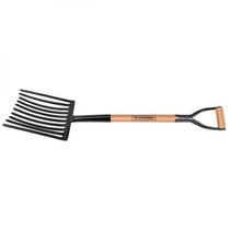 Forcado para Cascalho com 10 Dentes em Aço 74 Cm