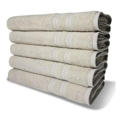 10 Toalhas Super Felpudas Grande E Grossa 5 Branco 5 Bege