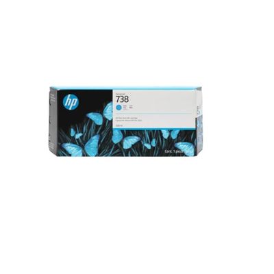 Cartucho de Tinta HP 738 Amarelo PLUK 300ML 676M8A