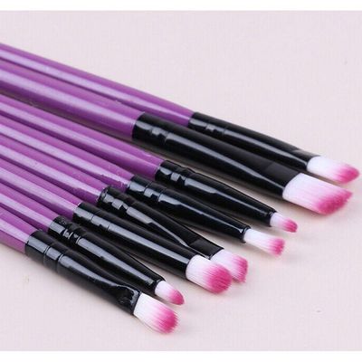Kit Pincéis Maquiagem 32 Peças Estojo Organizador Roxo