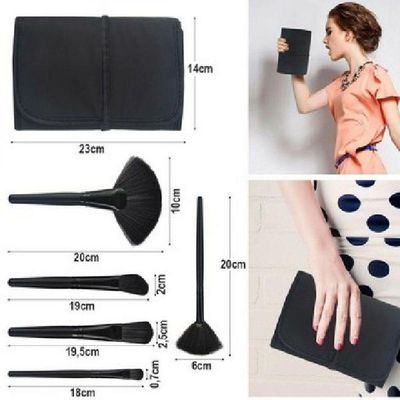 Kit Pinceis Maquiagem Profissional 32 Peças Com Estojo