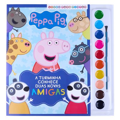 Livro Aquarela Peppa Pig Online Editora 29972