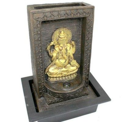 Fonte de Água Decorativa Resina Iluminação de Led - Lorben