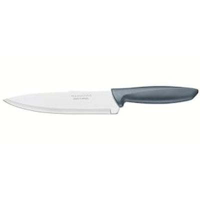 Faca 7" Chef Tramontina Plenus em Aço Inox - Cinza