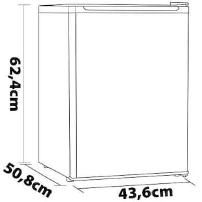 Frigobar Philco PFG85B com Controle de Temperatura e Porta Reversível  Branco Branco / 220