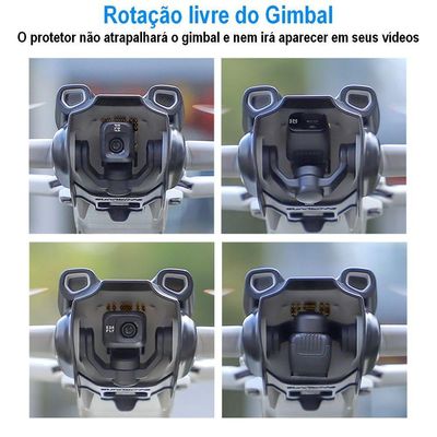 Protetor Capa Antirreflexo Para Drone Dji Mini 3 Cor Preto
