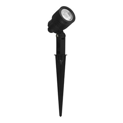 Espeto Para Jardim Germany Clear Led 6w Bivolt Preto Luz Verde