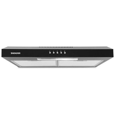 Depurador Slim Suggar DPS161PT 60cm 3 Velocidades Preto 110V