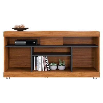 Rack Bancada Ambiente Yara Noce Milano Preto Acetinado - Colibri