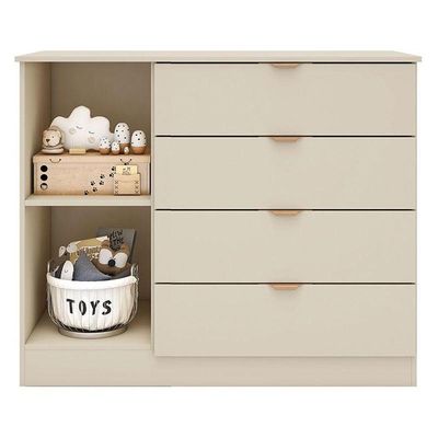 Cômoda Infantil Ambiente Ayla Off White - Phoenix