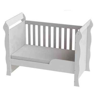 Berço Americano Mirelle Com Colchão E Cômoda Gaveteiro Ternura Baby Branco Brilho - Incorplac