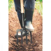 Forcado para Terra com 4 Dentes em Aço 74 Cm