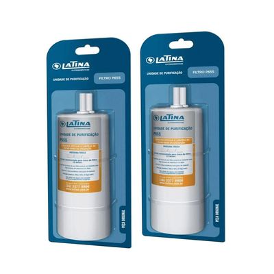 Kit 2 Unidades Refil Filtro P655 Latina