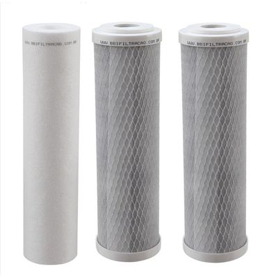Kit Filtro Triplo + Chave 9.3/4" Branco BBI